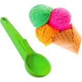 Techora Sale Techora.sale® Pratik Mandallı Plastik Dondurma Servis Sunum Kepçesi Kaşığı