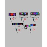 Techora Sale USB Destekli LED Mağaza Tabelası – Renkli Rgb Kayan Yazı Paneli - Çok Renkli