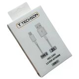 Techson Type-C 2.4A Hızlı Şarj Kablo Usb 3.0 Veri Aktarımı 1M C08-T