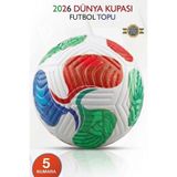 Techsport 5 No Dünya Kupası Futbol Topu Halı Saha Çim Saha Sert Zemin Futbol Topu Renkli