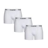 Techsport Boxer Short 3 Pack Erkek Boxer (3'lü) BX3101 Beyaz