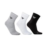 Techsport Tenis Corap 3 Lu Siy Bey Gri Tenis Çorabı 3 Çift Ts703tns-103 Çok Renkli Ts703tns-103 Renkli