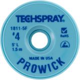 Techspray 1811-5F Lehim Alma Teli Mavi 2,5 mm x 1,5 m Pro-Wick - Alüminyum Gri