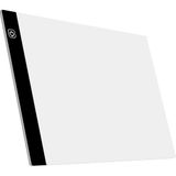Techtic A4 LED Işıklı(3 Seviye) Çizim Kopyalama Animasyon Portre Dövme Grafik Çizim Tableti - Beyaz