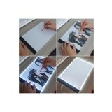 TechTic A5 Led Işıklı Çizim Kopyalama Çizim Yansıtma Çizim Tahtası Grafik Tahtası Çizim Tableti