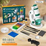 Techtic Dijital Mikroskop Seti 60-180x Büyütme El Mini Eğitici