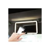 TechTic Dokunmatik Led Işıklı Araç İçi Makyaj Aynası 3 Seviyeli Araba Güneşlik Kısılabilen Ayna