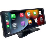 Techtic Kablosuz Tak Çalıştır 9.3inç Apple Carplay ve Android Auto Oto Multimedya Type-C Girişli - Siyah