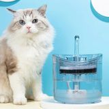 Techtic Kedi Köpek Için Sessiz Su Çeşmesi Otomatik Su Pınarı Usb’li Su Sebili Kedi Su Şelalesi - Şeffaf