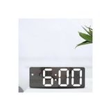 Techtic Led Dijital Masa Saati Alarm Termometre Tarih Aynalı Masaüstü Saat