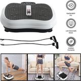 Techtic Yüksek Titreşimli Egzersiz Kondisyon Spor Aleti Uzaktan Kumandalı Tüm Vücut Vibration Plate - Gri