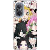 Techtree Huawei Nova 9 Se Uyumlu Demon Slayer Manga Baskılı Silikon Kılıf