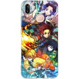 Techtree Huawei P20 Lite Uyumlu Demon Slayer Efsanesi:iblis Avcıları Baskılı Silikon Kılıf