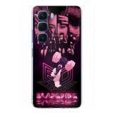 Techtree Infinix Hot 60 - Hot 60i Uyumlu Blackpink Poster Baskılı Silikon Kılıf