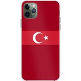 Techtree iPhone 11 Pro Max Uyumlu Türk Milli Takım Kırmızı Forma Baskılı Silikon Kılıf