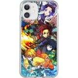 Techtree İphone 11 Uyumlu Demon Slayer Efsanesi:iblis Avcıları Baskılı Silikon Kılıf