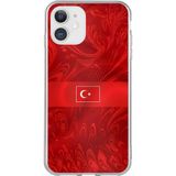 Techtree iPhone 11 Uyumlu Türk Milli Takım Desenli Forma Baskılı Silikon Kılıf