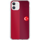 Techtree iPhone 11 Uyumlu Türk Milli Takım Parçalı Forma Baskılı Silikon Kılıf