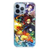 Techtree İphone 13 Pro Max Uyumlu Demon Slayer Efsanesi:iblis Avcıları Baskılı Silikon Kılıf