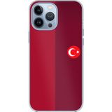 Techtree iPhone 13 PRO MAX Uyumlu Türk Milli Takım Parçalı Forma Baskılı Silikon Kılıf