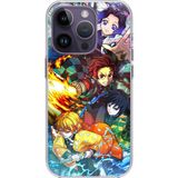 Techtree iPhone 14 PRO MAX Uyumlu Demon Slayer Efsanesi:İblis Avcıları Baskılı Silikon Kılıf