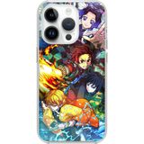 Techtree iPhone 14 PRO Uyumlu Demon Slayer Efsanesi:İblis Avcıları Baskılı Silikon Kılıf