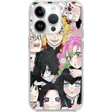 Techtree iPhone 14 PRO Uyumlu Demon Slayer Manga Baskılı Silikon Kılıf