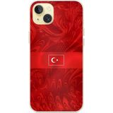 Techtree iPhone 15 PLUS Uyumlu Türk Milli Takım Desenli Forma Baskılı Silikon Kılıf
