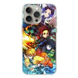 Techtree İphone 15 Pro Max Uyumlu Demon Slayer Efsanesi:iblis Avcıları Baskılı Silikon Kılıf