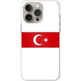 Techtree iPhone 15 PRO MAX Uyumlu Türk Milli Takım Beyaz Forma Baskılı Silikon Kılıf