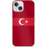 Techtree iPhone 15 Uyumlu Türk Milli Takım Kırmızı Forma Baskılı Silikon Kılıf