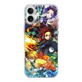 Techtree İphone 16 Plus Uyumlu Demon Slayer Efsanesi:iblis Avcıları Baskılı Silikon Kılıf