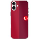 Techtree iPhone 16 PLUS Uyumlu Türk Milli Takım Parçalı Forma Baskılı Silikon Kılıf