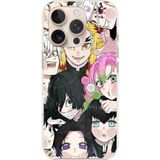 Techtree iPhone 16 PRO MAX Uyumlu Demon Slayer Manga Baskılı Silikon Kılıf