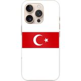 Techtree iPhone 16 PRO MAX Uyumlu Türk Milli Takım Beyaz Forma Baskılı Silikon Kılıf