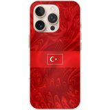 Techtree iPhone 16 PRO MAX Uyumlu Türk Milli Takım Desenli Forma Baskılı Silikon Kılıf