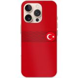 Techtree iPhone 16 PRO MAX Uyumlu Türk Milli Takım Izgara Desenli Forma Baskılı Silikon Kılıf