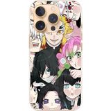 Techtree iPhone 16 PRO Uyumlu Demon Slayer Manga Baskılı Silikon Kılıf