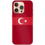 Techtree iPhone 16 PRO Uyumlu Türk Milli Takım Kırmızı Forma Baskılı Silikon Kılıf