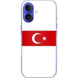 Techtree iPhone 16 Uyumlu Türk Milli Takım Beyaz Forma Baskılı Silikon Kılıf