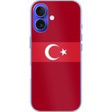 Techtree iPhone 16 Uyumlu Türk Milli Takım Kırmızı Forma Baskılı Silikon Kılıf