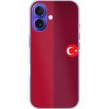 Techtree iPhone 16 Uyumlu Türk Milli Takım Parçalı Forma Baskılı Silikon Kılıf