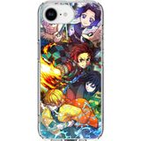 Techtree iPhone 16E - 17E Uyumlu Demon Slayer Efsanesi:İblis Avcıları Baskılı Silikon Kılıf