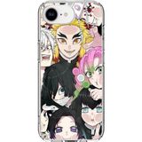 Techtree iPhone 16E - 17E Uyumlu Demon Slayer Manga Baskılı Silikon Kılıf