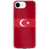 Techtree iPhone 16E - 17E Uyumlu Türk Milli Takım Kırmızı Forma Baskılı Silikon Kılıf