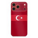 Techtree iPhone 17 PRO MAX Uyumlu Türk Milli Takım Kırmızı Forma Baskılı Silikon Kılıf