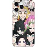 Techtree iPhone 17 PRO Uyumlu Demon Slayer Manga Baskılı Silikon Kılıf