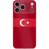 Techtree iPhone 17 PRO Uyumlu Türk Milli Takım Kırmızı Forma Baskılı Silikon Kılıf