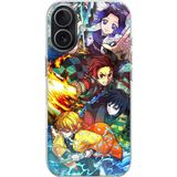 Techtree iPhone 17 Uyumlu Demon Slayer Efsanesi:İblis Avcıları Baskılı Silikon Kılıf