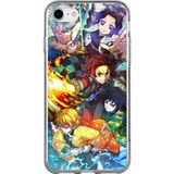 Techtree iPhone 7-8-SE 2020 Uyumlu Demon Slayer Efsanesi:İblis Avcıları Baskılı Silikon Kılıf